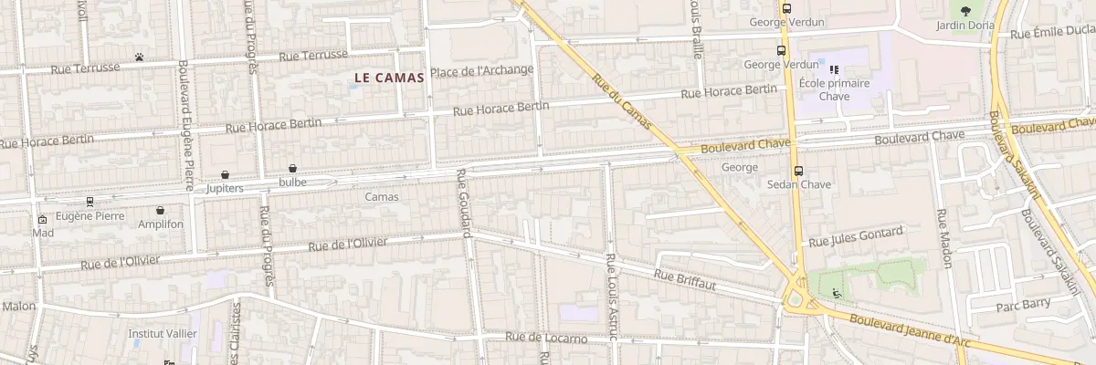 Plan du 148 Bd Chave à Marseille 5e Arrondissement