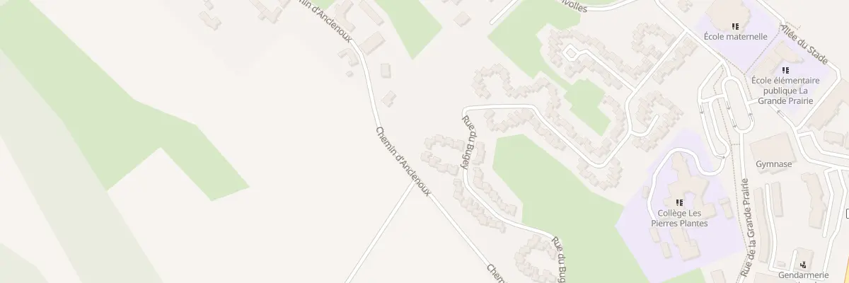 Plan du 105 Rue du Bugey à Montalieu-Vercieu