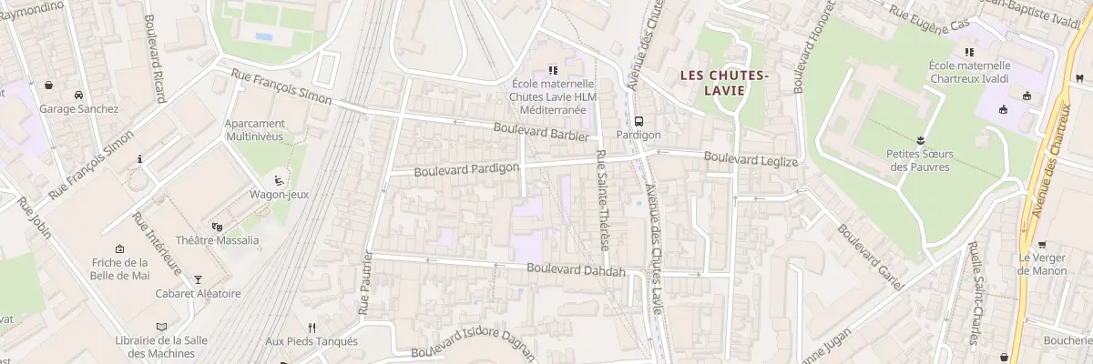Plan du 34 Bd Pardigon à Marseille 4e Arrondissement