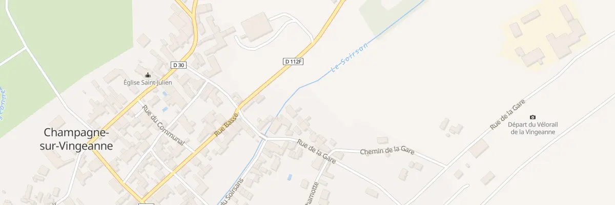 Plan du 5 Rue de la Gare à Champagne-sur-Vingeanne