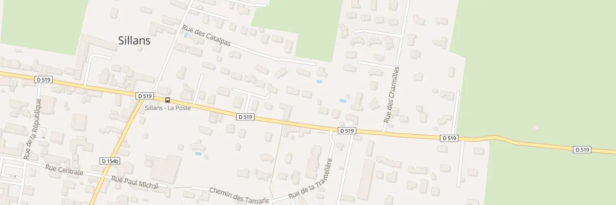 Plan du 2047 Rue Ambroise Carrier à Sillans