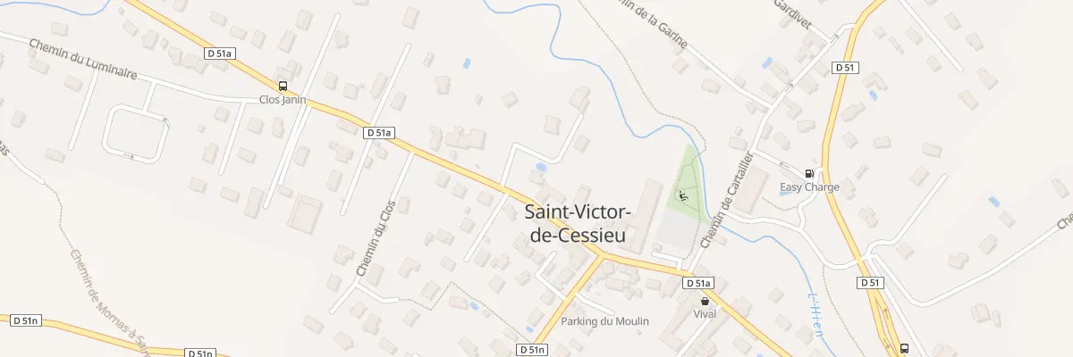 Plan du 110 Rte du Clos Janin à Saint-Victor-de-Cessieu
