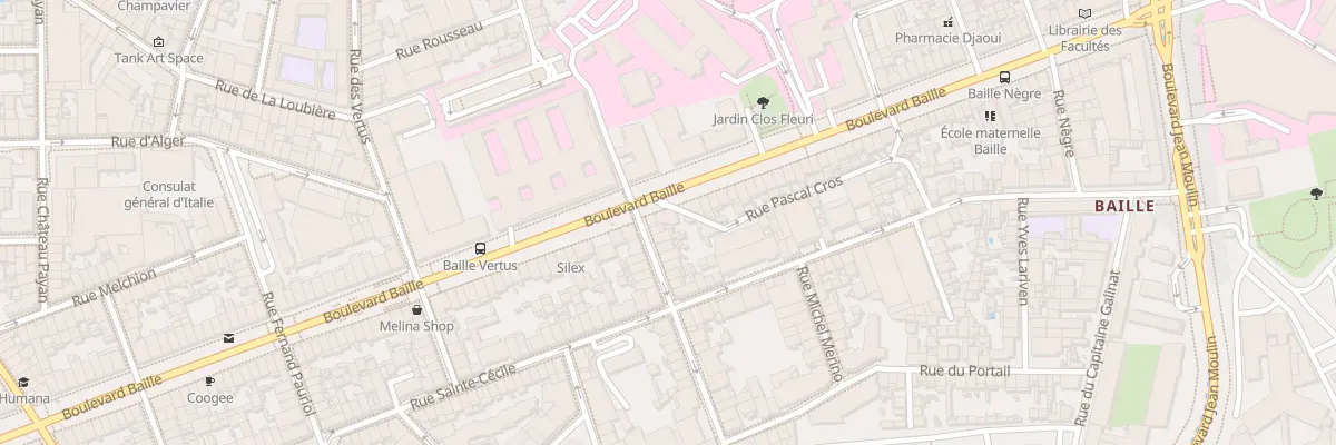 Plan du 188 Bd Baille à Marseille 5e Arrondissement