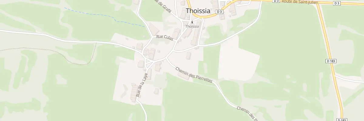 Plan du 5035 Rue de la Charrière à Thoissia