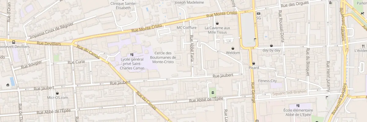 Plan du 127 Rue jaubert à Marseille 5e Arrondissement