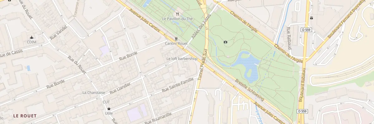 Plan du 134 Rue liandier à Marseille 8e Arrondissement