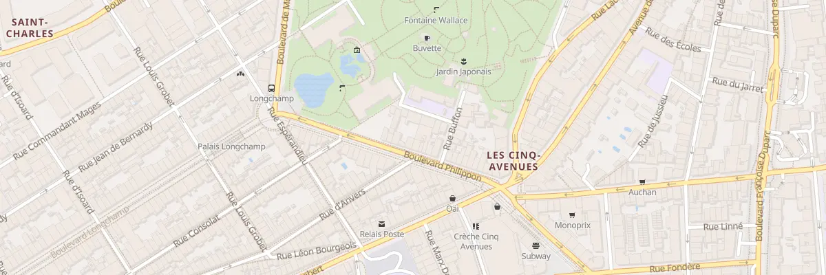 Plan du 9 Bd Philippon à Marseille 4e Arrondissement