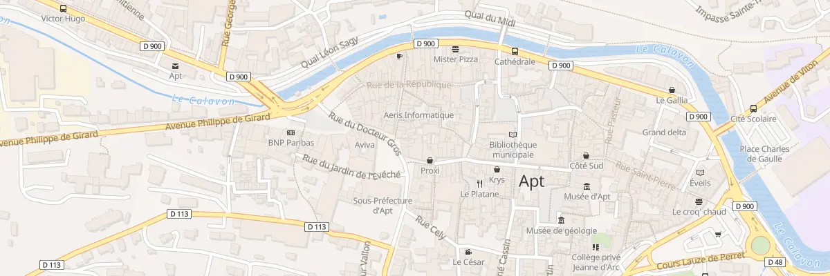 Plan du 22 Rue du Doc Albert Gros à Apt