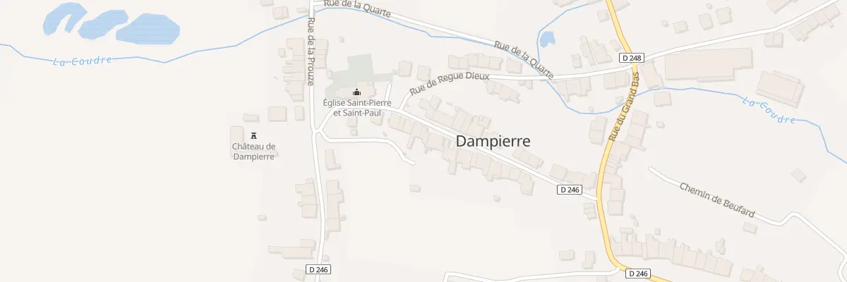Plan du 14 Rue du Haut à Dampierre