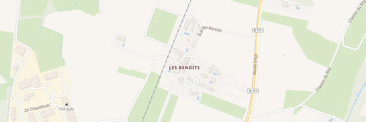 Plan du 5354 Les Benoits à Villars