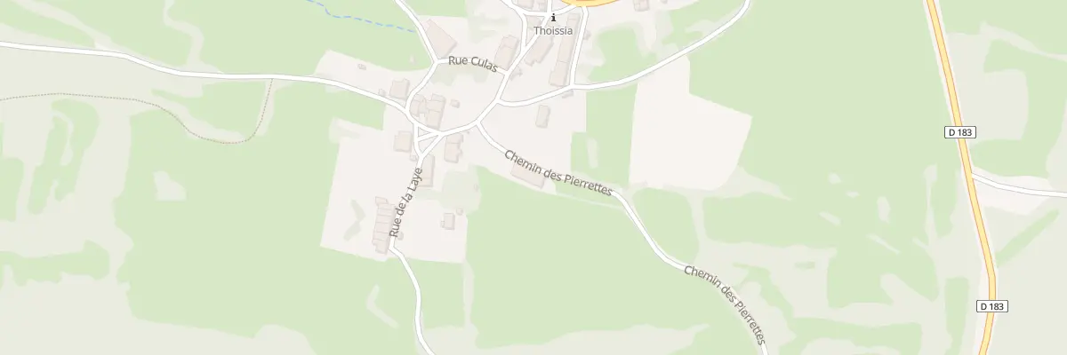 Plan du 5036 Aux Pres à Thoissia