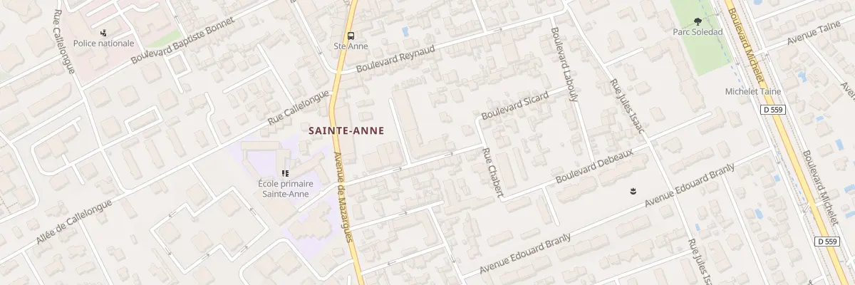 Plan du 42 Bd Sicard à Marseille 8e Arrondissement