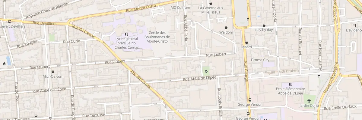 Plan du 126 Rue jaubert à Marseille 5e Arrondissement