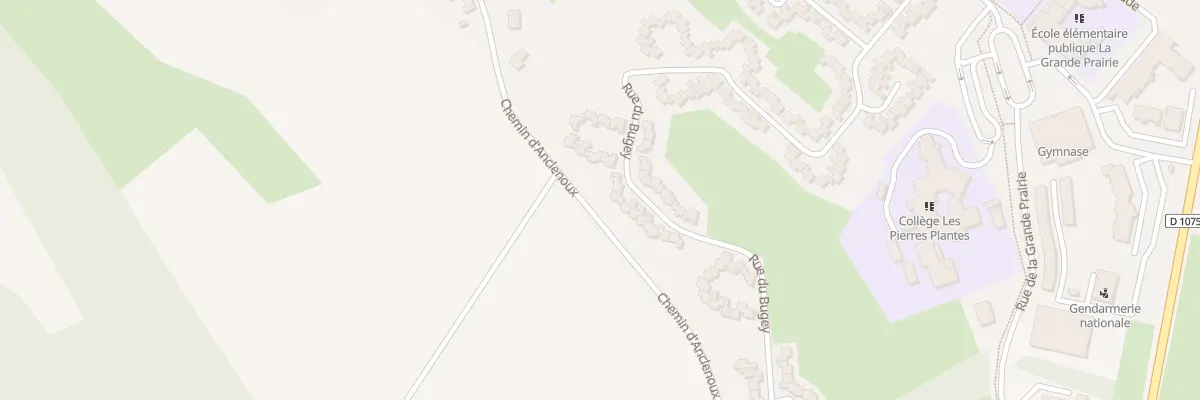 Plan du 110 Rue du Bugey à Montalieu-Vercieu