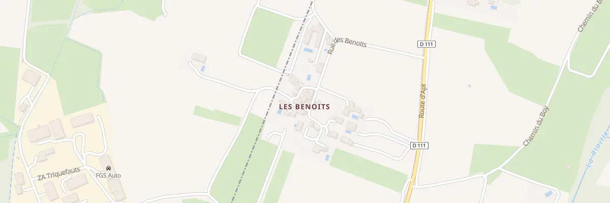 Plan du 5364 Les Benoits à Villars