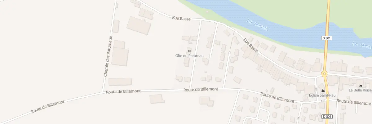 Plan du 42 Rte de Billemont à Belleray