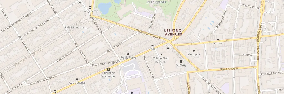 Plan du 221 Bd de la Liberation à Marseille 4e Arrondissement