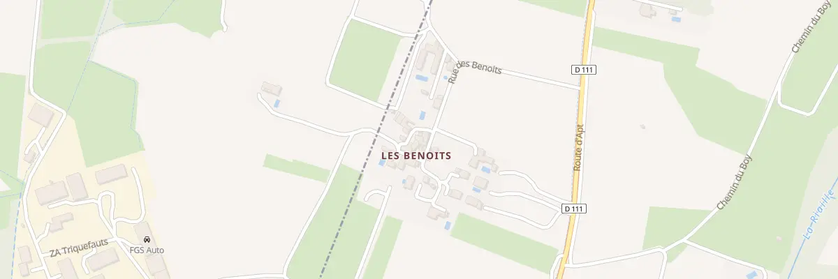 Plan du 9302B Les Benoits à Villars
