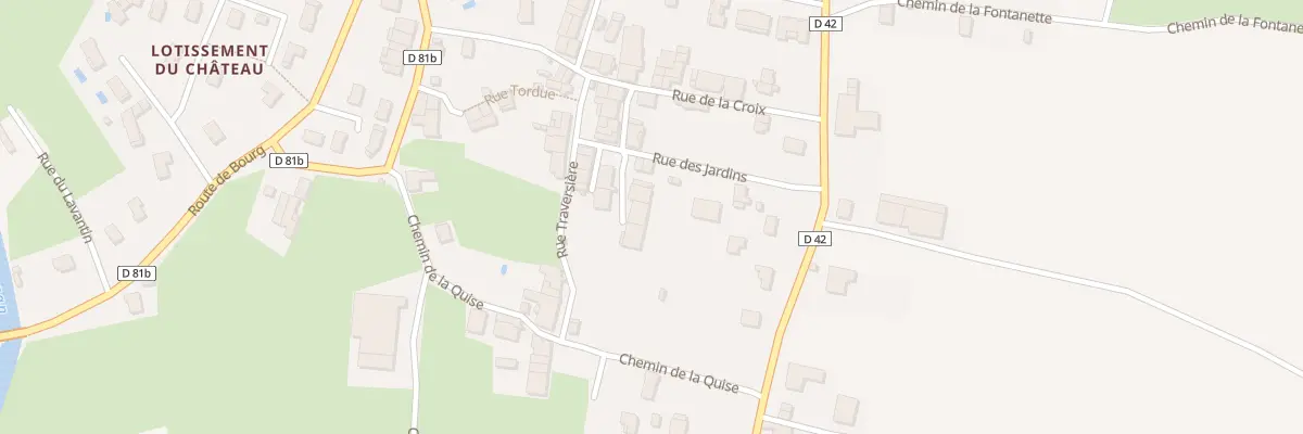 Plan du 95 Chem de la Fontaine à Villereversure