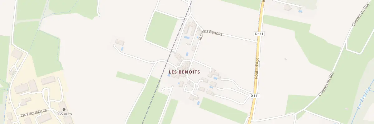 Plan du 9302A Les Benoits à Villars
