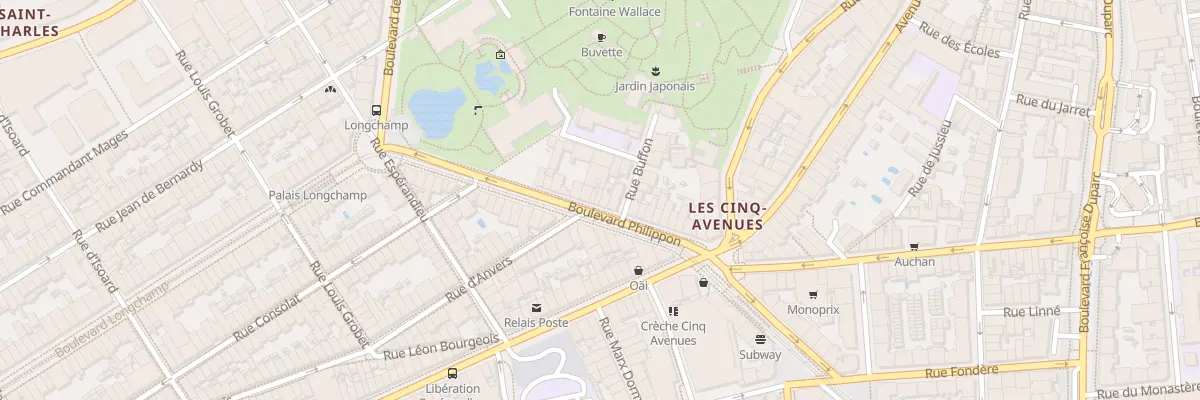 Plan du 15 Bd Philippon à Marseille 4e Arrondissement