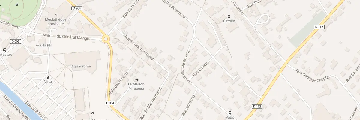 Plan du 26 Rue du 44eme Territorial à Verdun