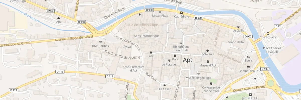 Plan du 23 Rue des Marchands à Apt