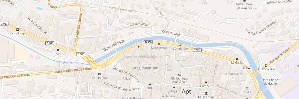 Plan du 134 Quai de la Liberté à Apt