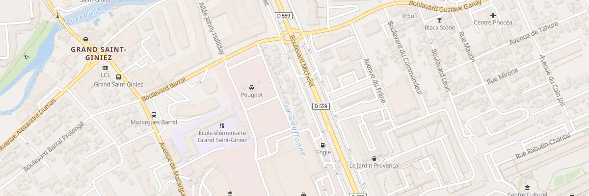Plan du 166 Bd Michelet à Marseille 8e Arrondissement