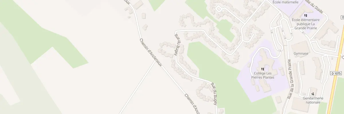 Plan du 109 Rue du Bugey à Montalieu-Vercieu