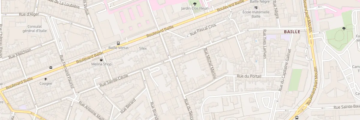 Plan du 92 Rue sainte cecile à Marseille 5e Arrondissement