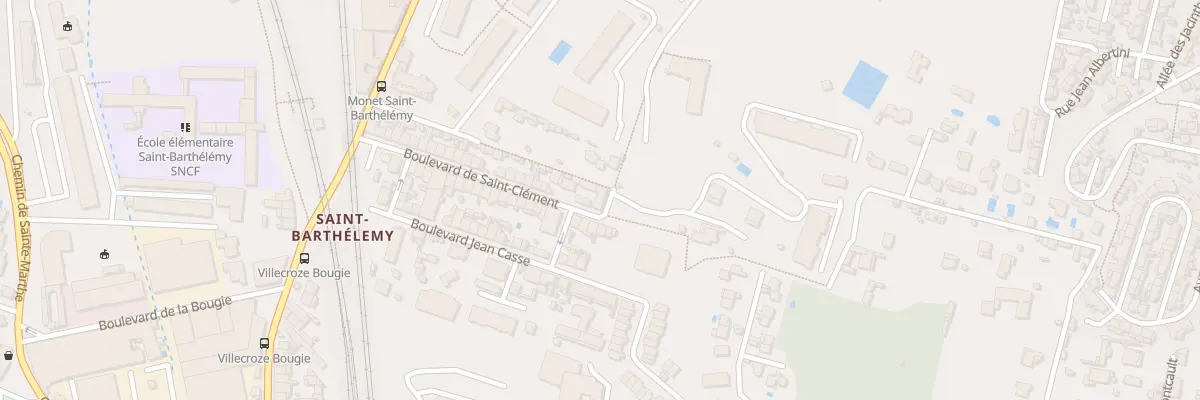 Plan du 45 Bd Saint Clement à Marseille 14e Arrondissement