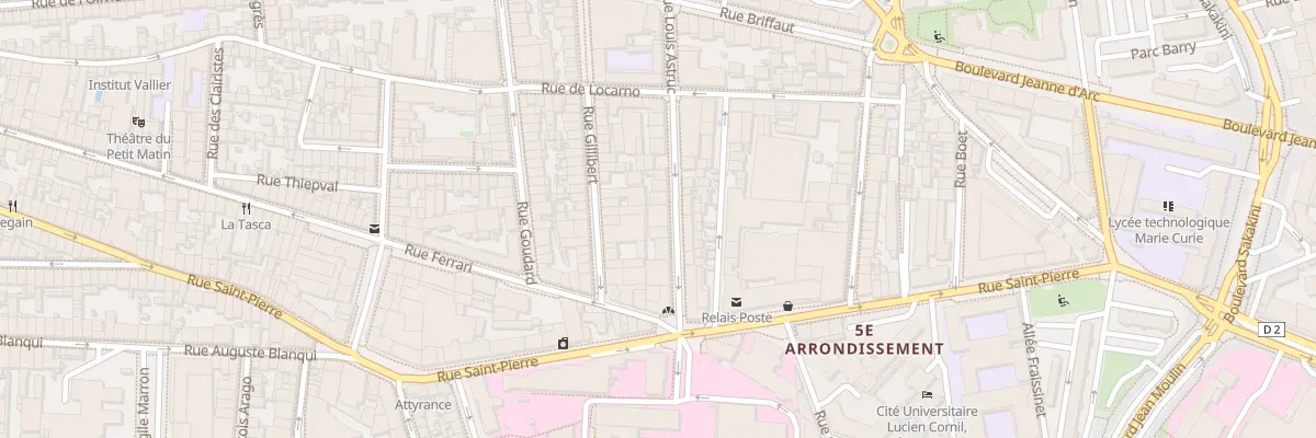 Plan du 48 Rue louis astruc à Marseille 5e Arrondissement
