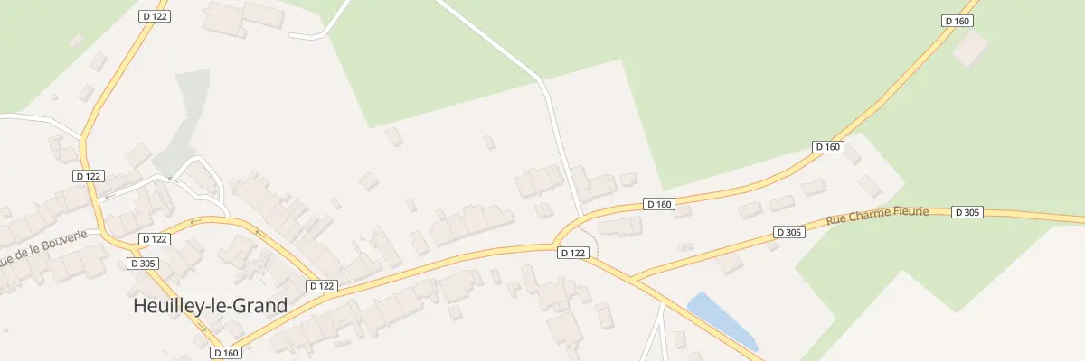 Plan du 3 Rue de la Maladiere à Heuilley-le-Grand