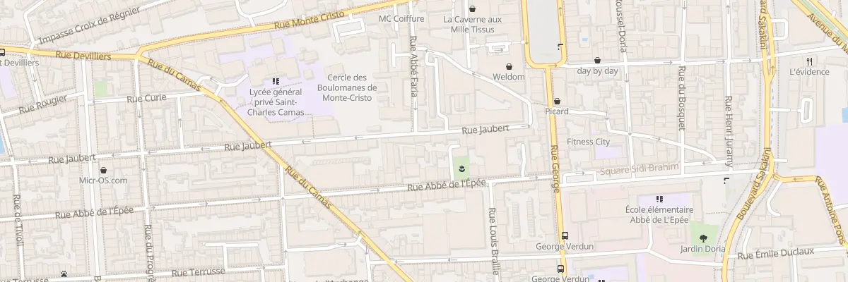 Plan du 128 Rue jaubert à Marseille 5e Arrondissement