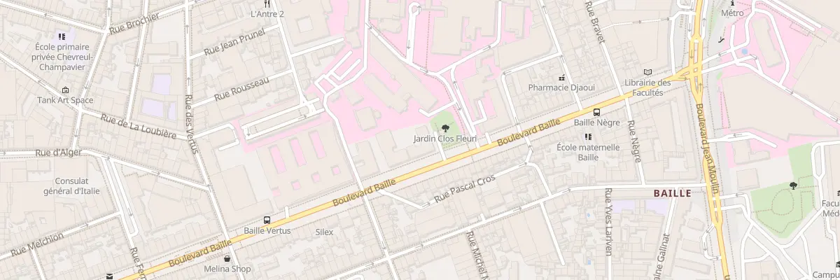 Plan du 145 Bd Baille à Marseille 5e Arrondissement