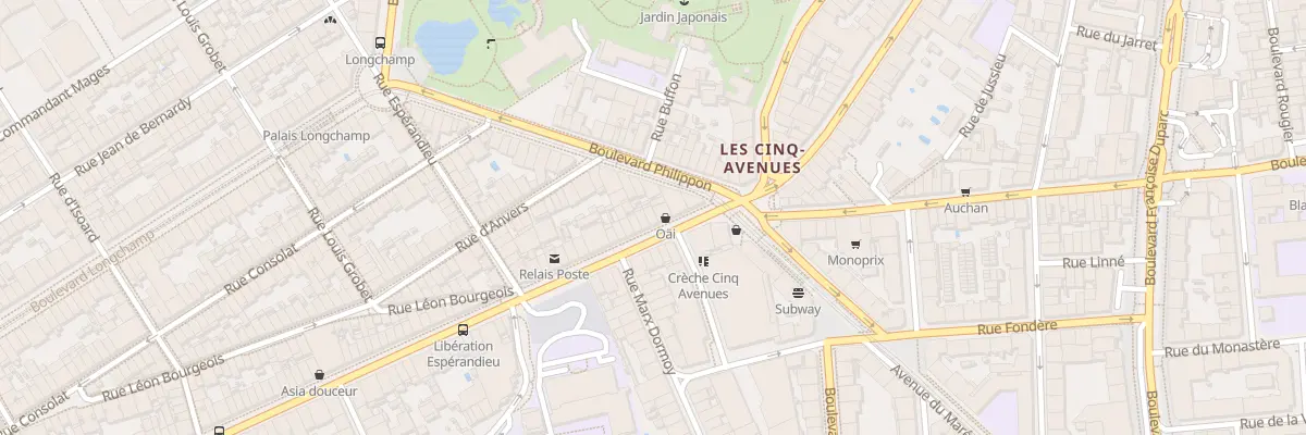Plan du 229 Bd de la Liberation à Marseille 4e Arrondissement