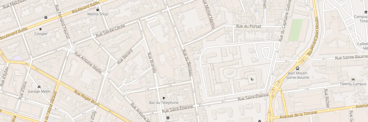 Plan du 48 Rue du berceau à Marseille 5e Arrondissement