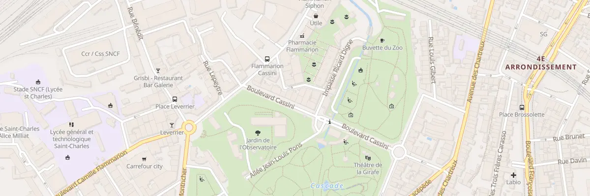 Plan du 12T Bd Cassini à Marseille 4e Arrondissement