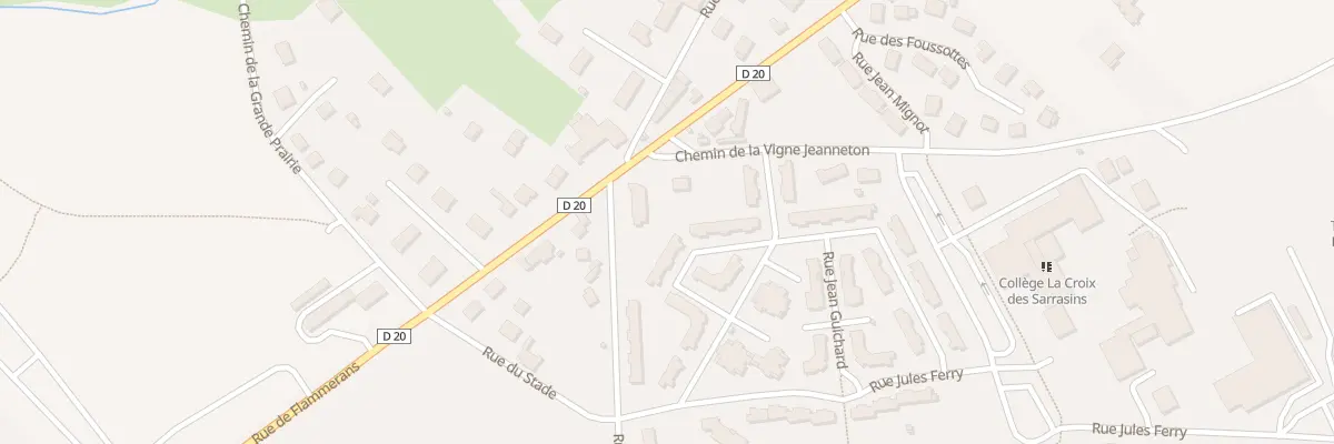 Plan du 9013 Che de la Vigne Jeanneton à Auxonne