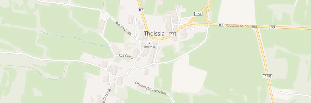Plan du 5013 Rte de Saint Julien à Thoissia