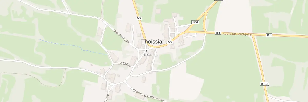 Plan du 5011 Rte de Saint Julien à Thoissia