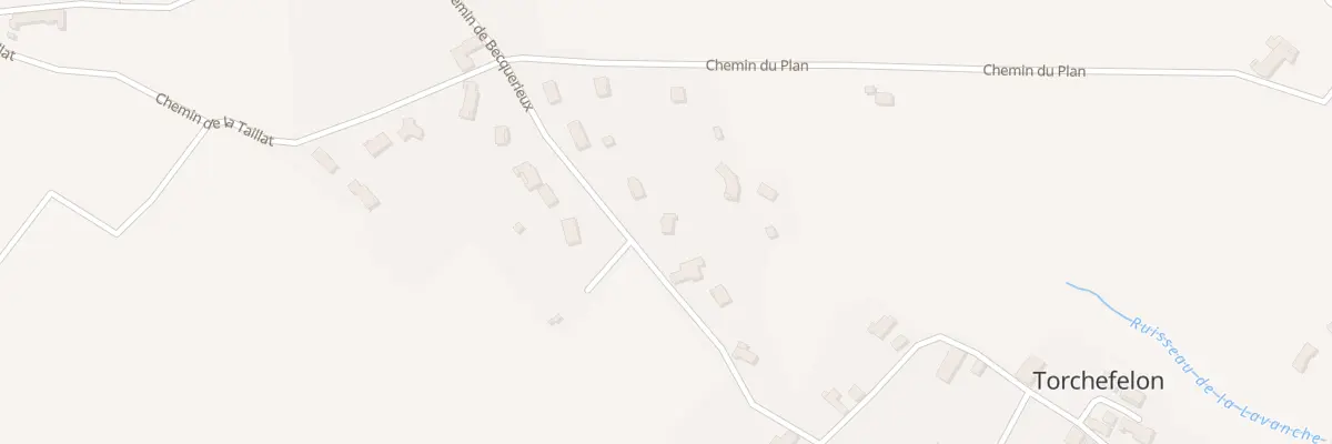 Plan du 20 Che de Becquérieux à Torchefelon