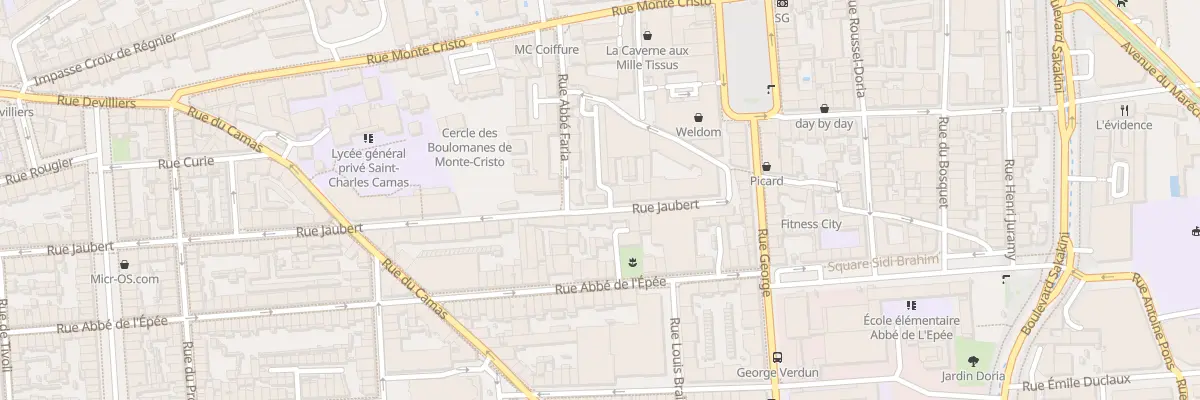 Plan du 129 Rue jaubert à Marseille 5e Arrondissement