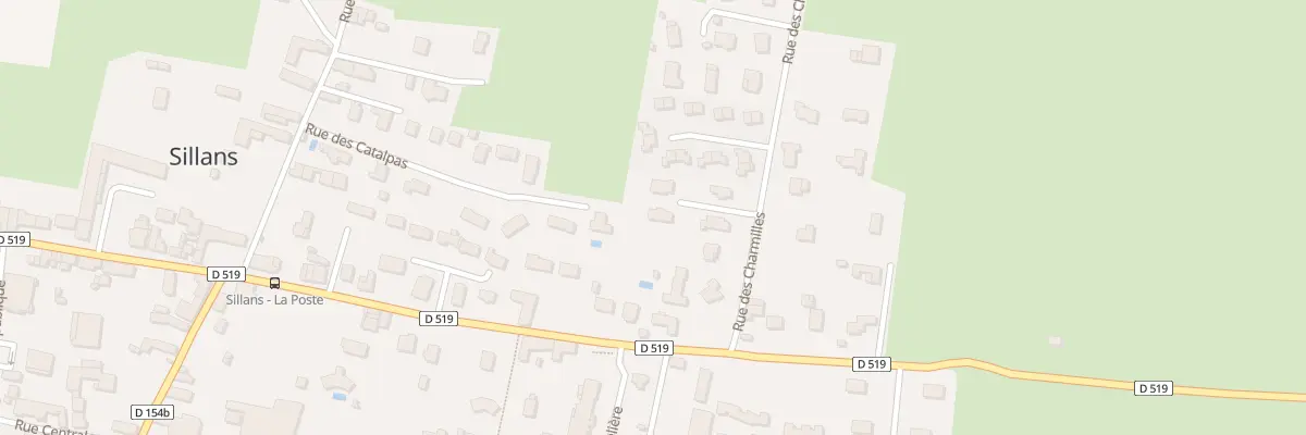 Plan du 97 Rue des Charmilles à Sillans