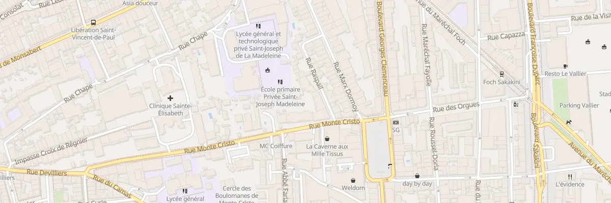 Plan du 73 Rue monte cristo à Marseille 4e Arrondissement