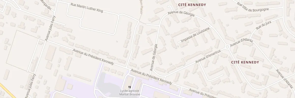 Plan du 23 Av de Floride à Verdun