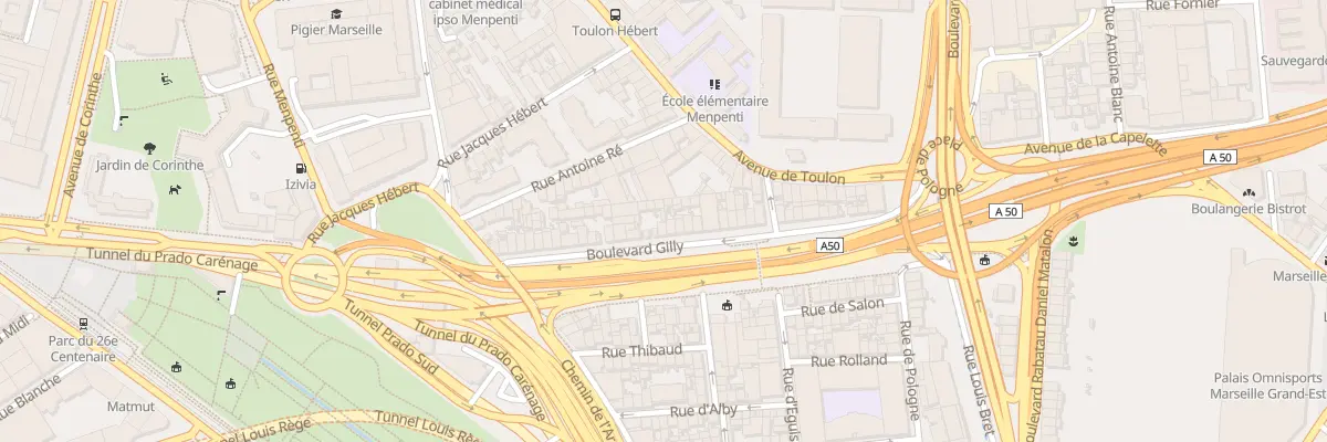 Plan du 35 Bd Gilly à Marseille 10e Arrondissement