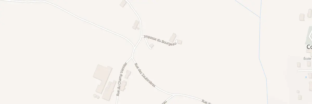 Plan du 22 Rue du Champ Vannier à Cosges