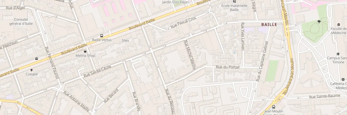Plan du 108 Rue sainte cecile à Marseille 5e Arrondissement